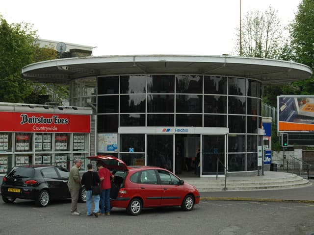 Redhill, the station these markets are about