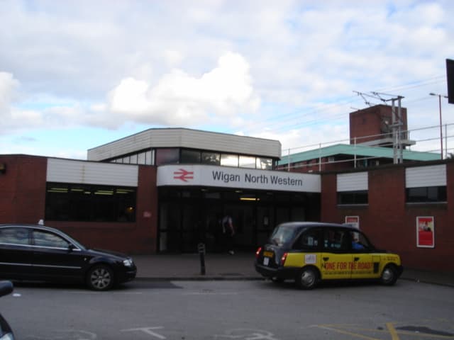 Wigan North Western, the station these markets are about