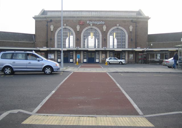 Ramsgate, the station these markets are about