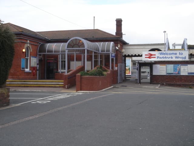 Paddock Wood, the station these markets are about