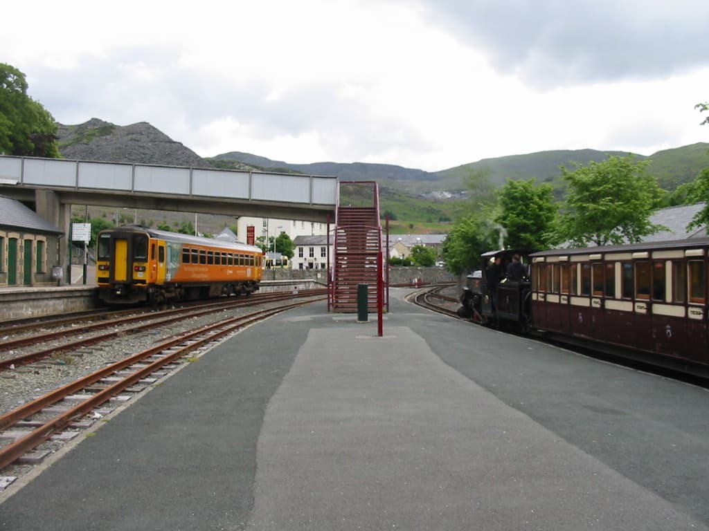 Blaenau Ffestiniog, the station these markets are about