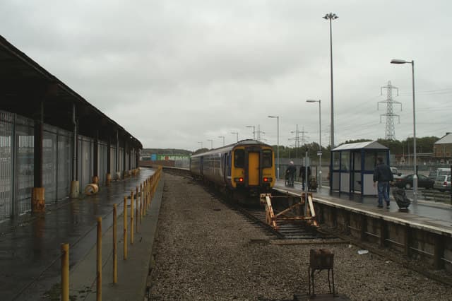 Heysham Port, the station these markets are about